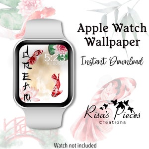 Japanese Koi Apple Watch Face, Smart Watch, Watch Background, Apple Watch Accessories, Apple Watch Face, Koi Fish, Water Lilies, Dream
