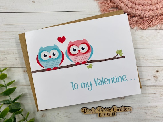 Owl Friends Card Blank Owl Friends Card Blank
