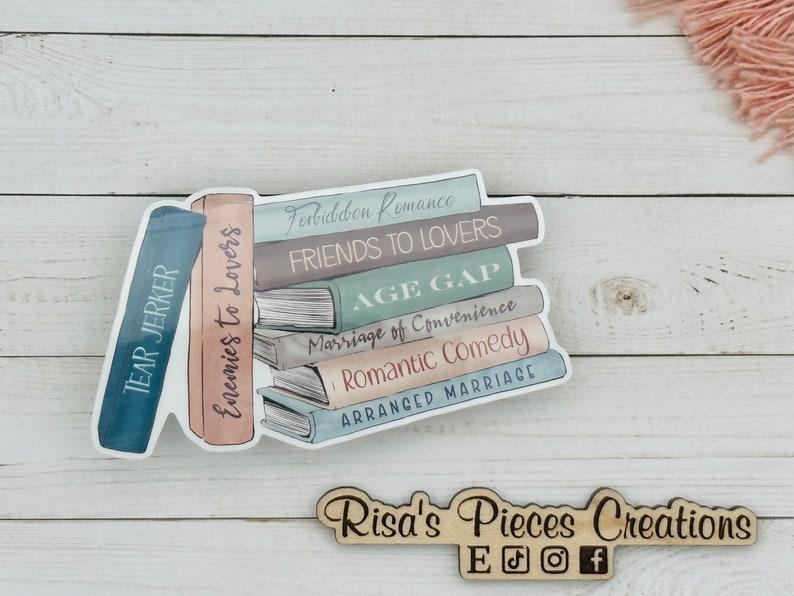 Fanfic Stickers Romance Book Stickers for Laptop, Fanfic Tropes Fanfiction Stickers for ...