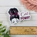Curl Power Stickers, Curly Hair Sticker, Hair Don't Care, Messy Bun ...