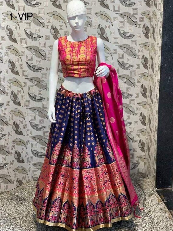 Brocade choli clearance