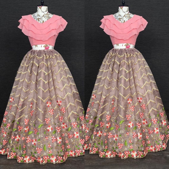 Two piece lehenga dress store
