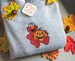 Halloween crewneck sweatshirt elmo pumpkin Spooky Embroidered Vintage pullover custom gift 