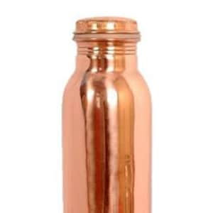 Koperen metalen waterfles (inhoud ca. 1 ltr.) GRATIS expresverzending over de hele WERELD