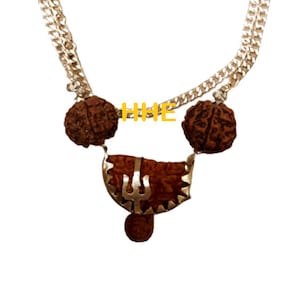 Ek Mukhi Rudraksha as Pendant with Silver Color Chain   FREE Shipping across the GLOBE