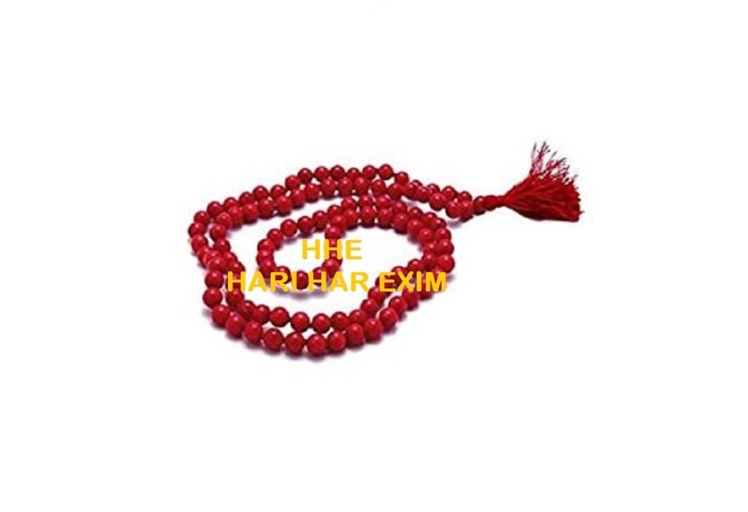 Lal Hakik Mala or Red Agate Rosary Original 108 +1 Beads FREE