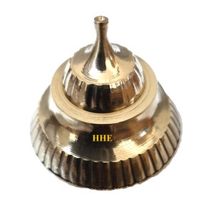 Brass Metal Kumkum / Roli Dibbi / Roli Box (2 in wide x 2 in long x 2.5 in high) FREE Shipping across the GLOBE