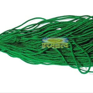 Green Silk Thread, Hara Dora Hara Dhaga for Evil Eye Protection and wearing around the Neck and Arm FREE Shipping across the GLOBE
