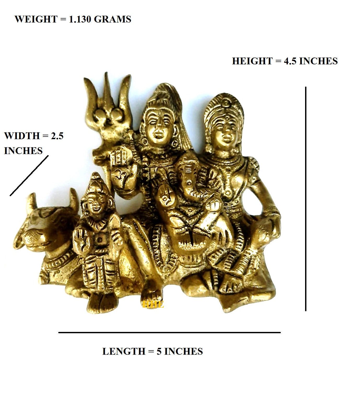 Amazon.com: AONA Brass Shiv Parivar Shiva Parivar Idol