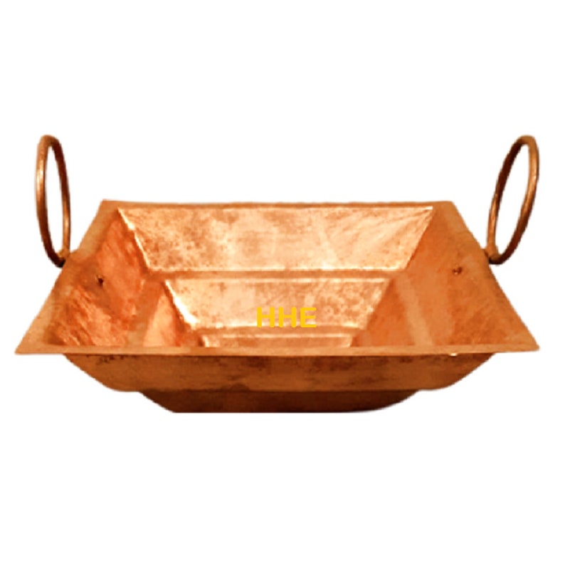Copper Hawan Kund Ahuti Patra Yagya Kund With Copper and Etsy UK