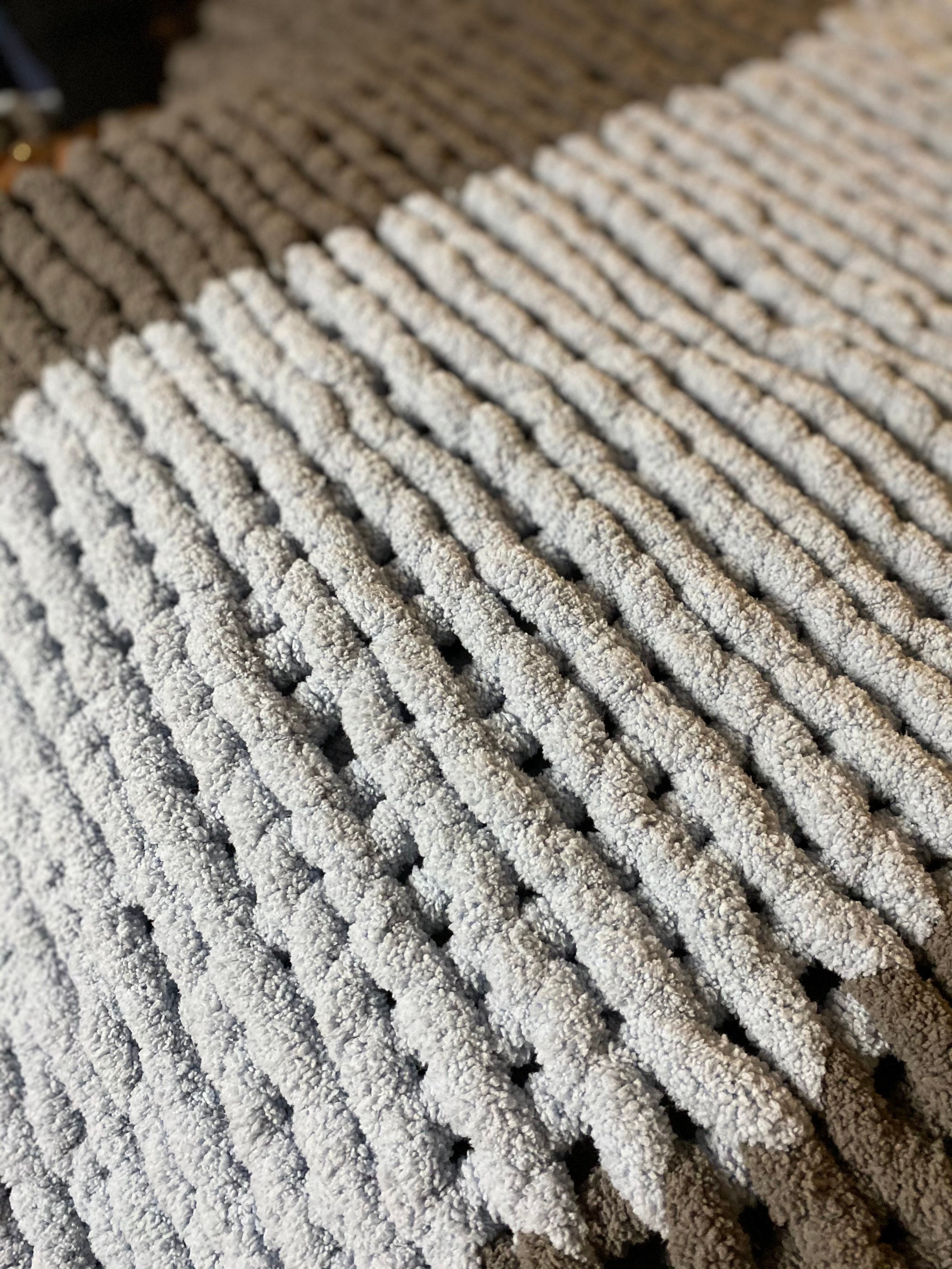 Chenille Yarn Comfortable Blankets Customizable Made to Etsy