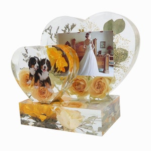 Heart Photo Frame Silicone Mold, Epoxy Resin Mold