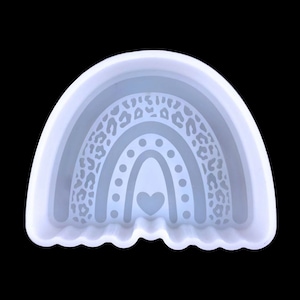 Rainbow Car Freshie Mold, Candle Making Mold, Epoxy Resin Mold, Soup Mold, Aroma Bead Mold