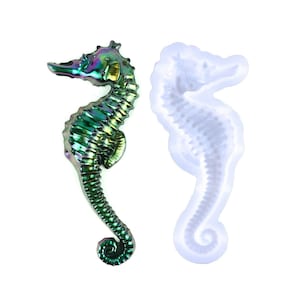 Seahorse Silicone Mold for Resin, Keychain Mold
