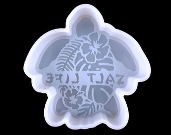 Molde Freshie de tortuga marina, molde de silicona, molde de vela, molde de resina epoxi, molde de sopa, molde de cuentas de aroma