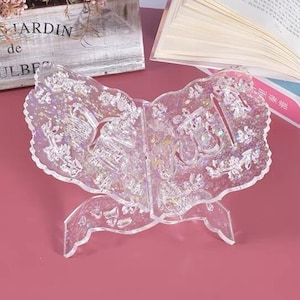 Quran and Bible Book Display Holder Silicone Mold, Cook Book Reading Stand Resin Mold, DIY Home Kitchen Decor