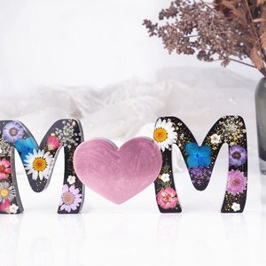 Molde de signo del Día de la Madre, mamá firma molde de resina, molde de firma de silicona word, decoración diy hogar