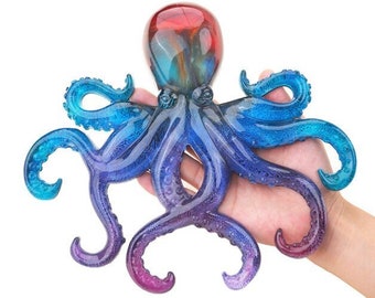 Octopus Skull Shape Silicone Mold Clay Resin Craft Chocolate Cake Decor Diy Tool Octopus Skull Shape Silicone Mold Clay Resin Craft Chocolate Cake Decor Diy Tool