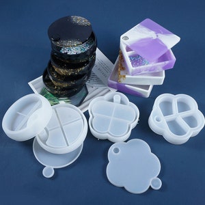 Schmuckkästchen-Harz-Form, drehbare Schmuck-Organizer-Silikonform, drehbare Schmuckbox mit Deckelform, Schmuckhalter-Form, Aufbewahrungsbox-Form