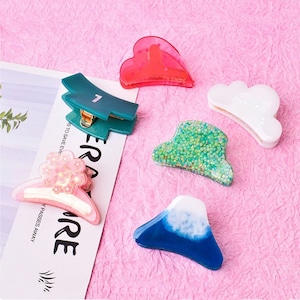 Hair Claw Silicone Mold for Resin, Hair Clip Mold, Hair Barrette Hairpin UV Resin Mold, Jewelry Making Mold