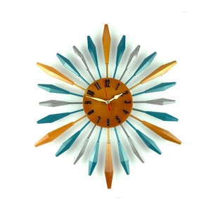 Geometric Clock Silicone Mold for Resin