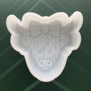 Highland Cow Car Freshie Mold, Silicone Mold, Candle Mold, Epoxy Resin Mold, Soap Mold, Aroma Bead Mold