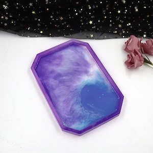 Rolling Tray Mold, Silicone Rectangle Tray Mold, Jewelry Tray Mold, Resin Art Casting Mold, DIY Home Decoration