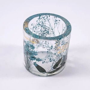 Large Makeup Brush Holder Silicone Mold, Pen Cup Resin Mold
