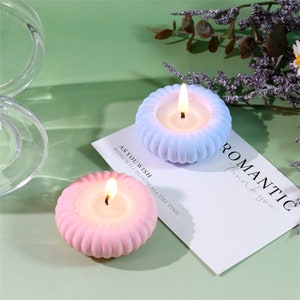 Striped Candle Vessel Mold, Concrete Candle Holder Mold, Epoxy Resin Mold, Silicone Casting Mold, Plaster Mold, Jesmonite Mold