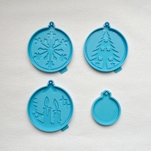 Christmas Ornament Silicone Mold for Resin