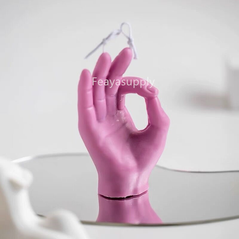 Hand Gesture - Lollipop Silicone Mold –