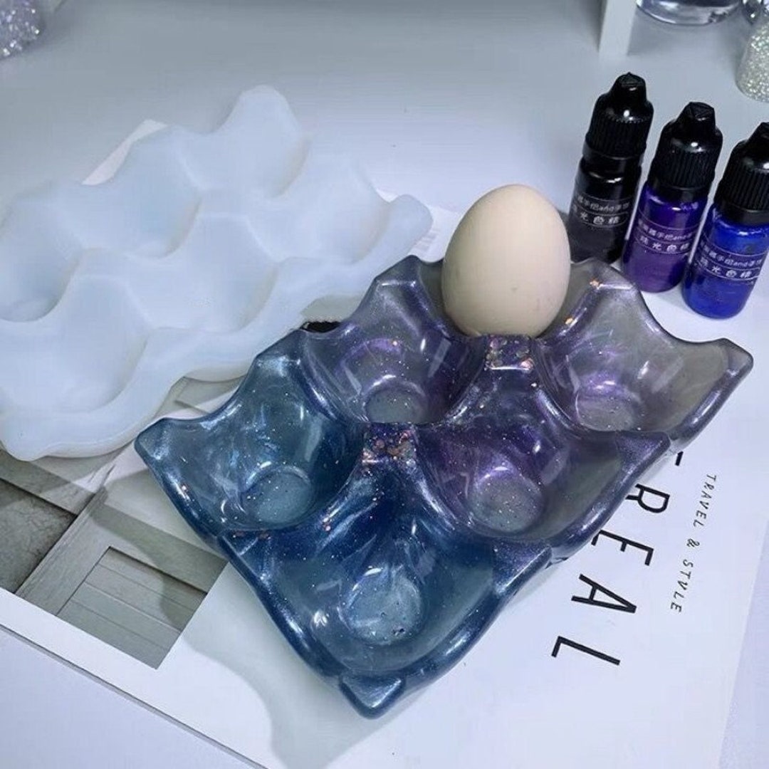 Egg Holder Silicone Mold, Concrete Egg Tray Mold Egg Storage Cement