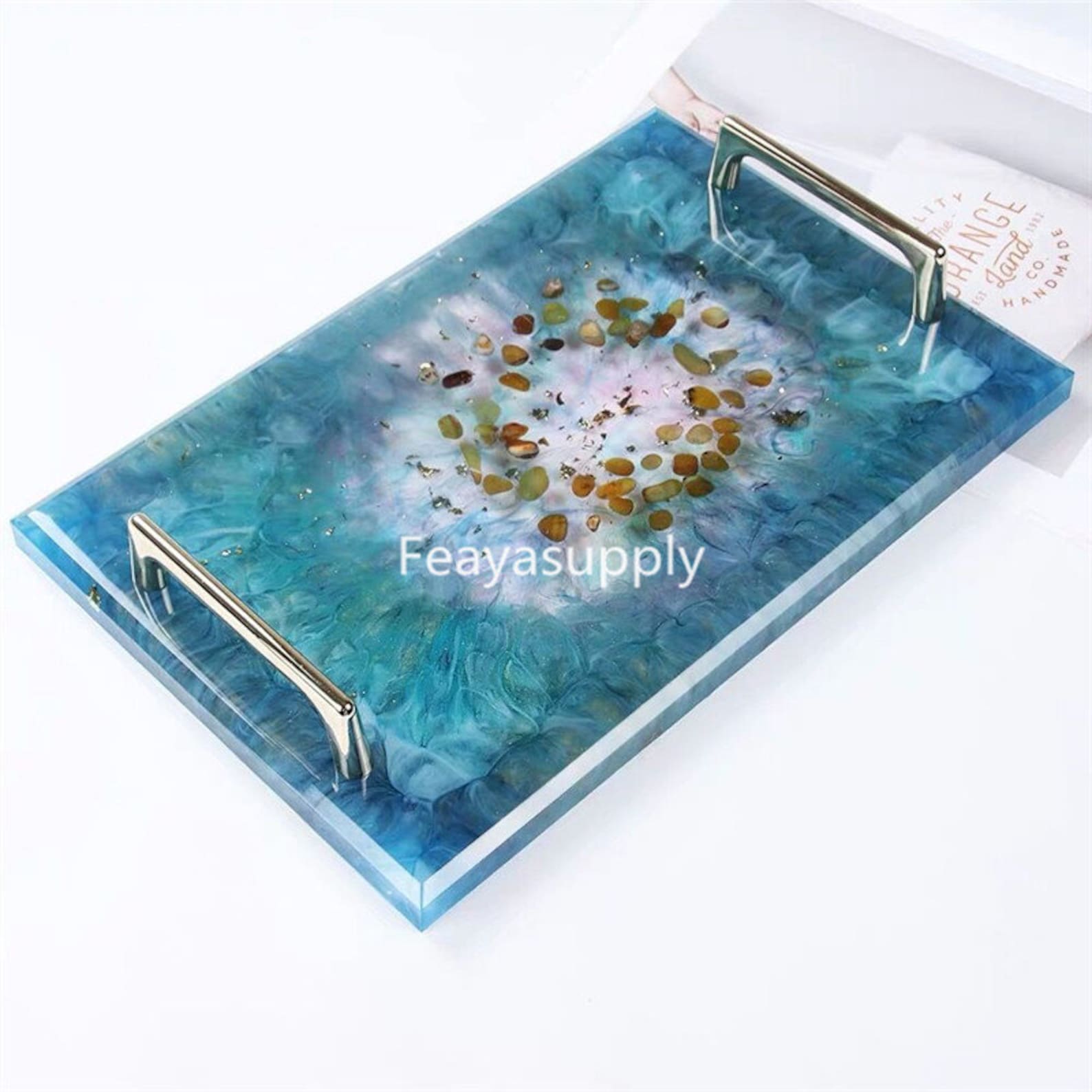 Rectangle Tray Mold Silicone Serving Tray Mold Resin Tray Etsy