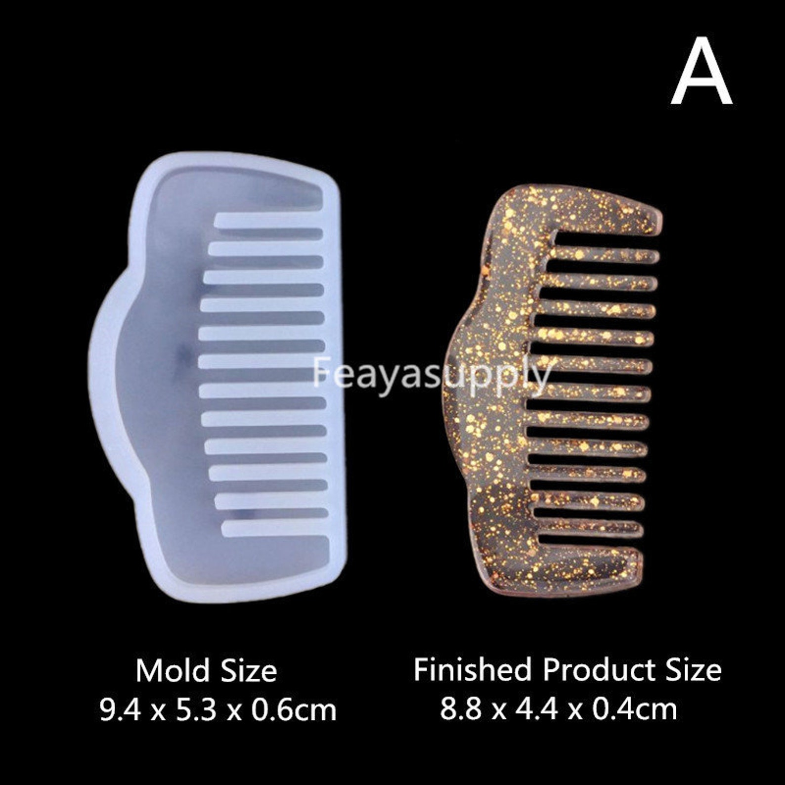 Silicone Hair Comb Mold Resin Comb Mold Hair Pieces Mold Etsy