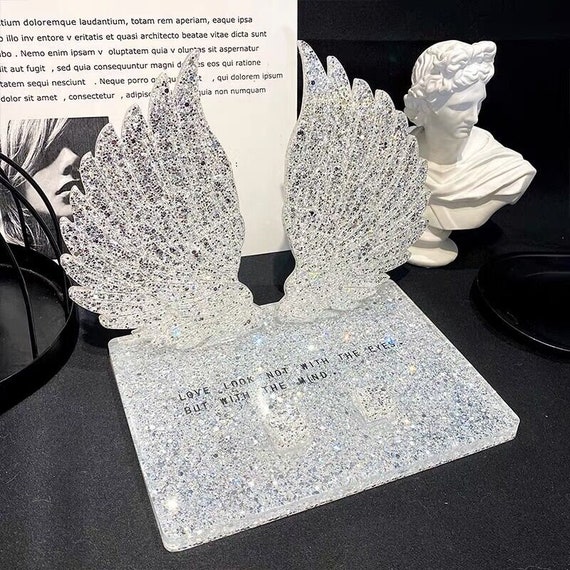 Large Angel Wing Silicone Mold for Resin