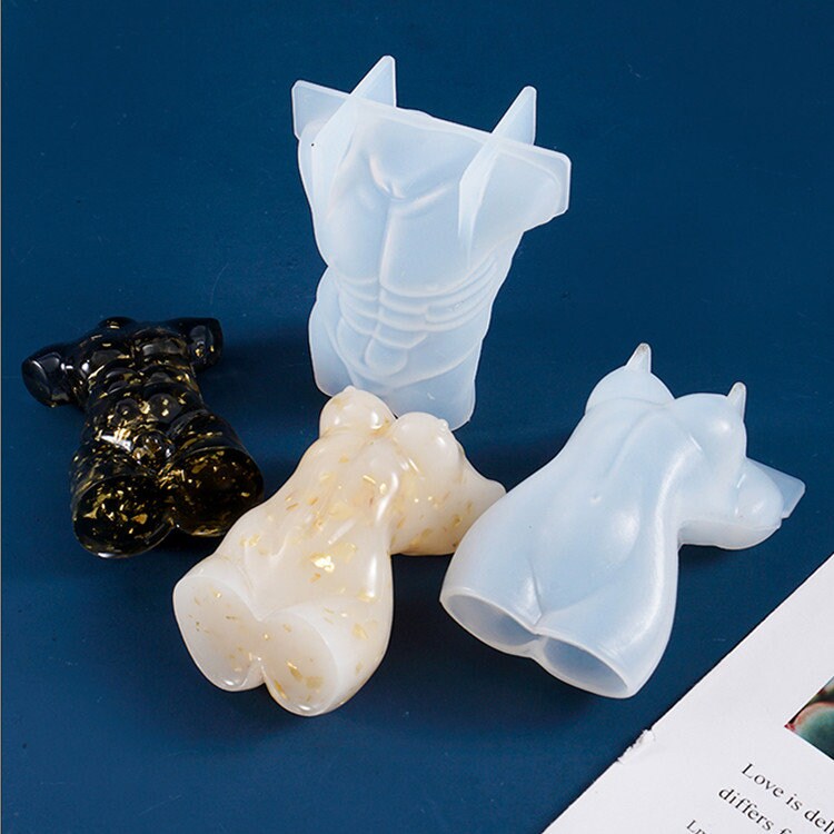 Body Candle Mold Women Body Resin Mold Men Body Silicone Etsy
