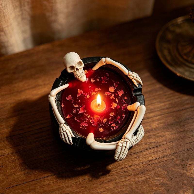 スカルアート Skull Ashtray - Etsy