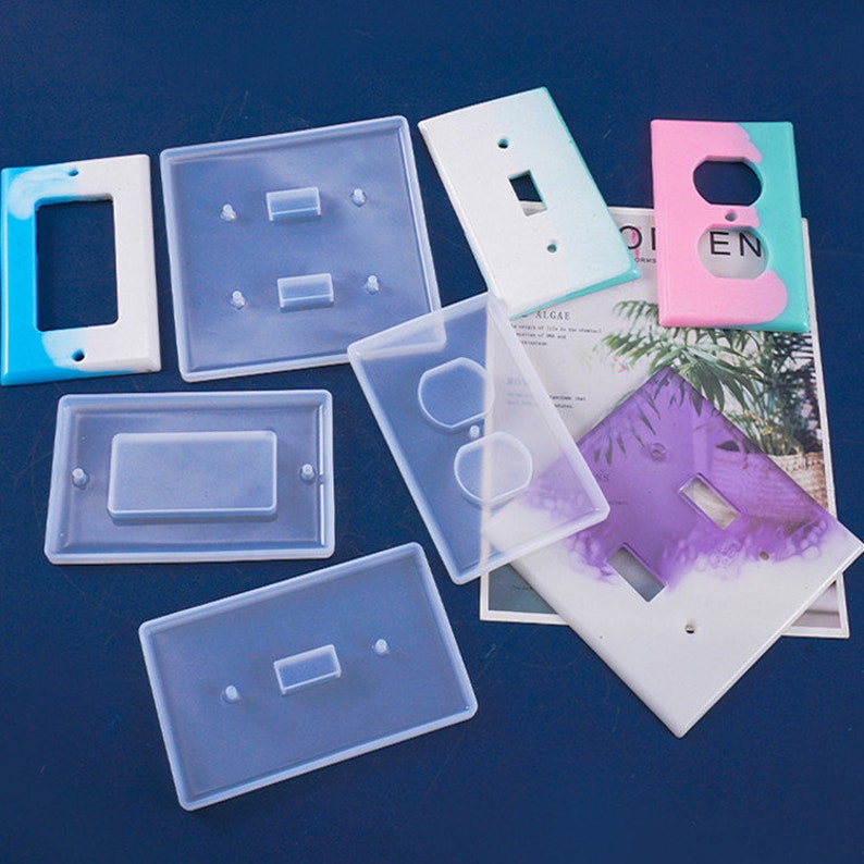 Light Switch Cover Resin Mold Outlet Cover Resin Mold Square - Etsy