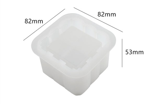 Square Trinket Box Silicone Mold