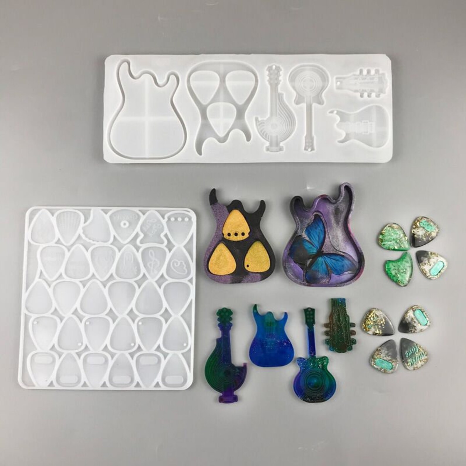 Guitar Pick Silicone Mold Guitar Mold Guitar Plectrum Mold Etsy