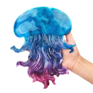 Large Jellyfish Silicone Mold for Resin, Epoxy Resin Mold, DIY Wall Decor