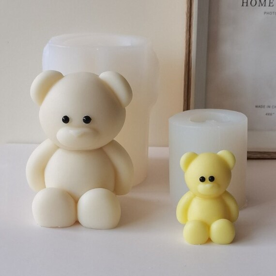 Rose Bear Silicone Candle Mold | Betterbee