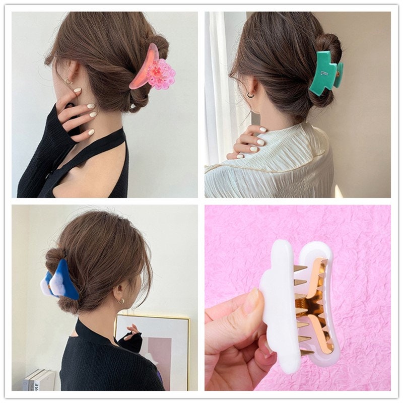 Moule Silicone Pour Barrettes En Résine époxy - Forme Goutte, Permet De Créer Des Pince à Cheveux DIY Uniques