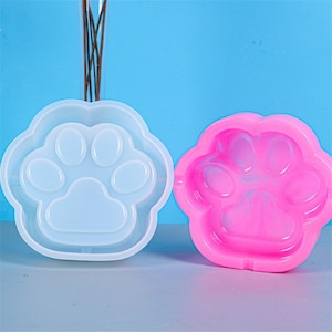 Paw Ashtray Mold, Silicone Dog Paw Trinket Dish Mold, Cute Cat Paw Jewelry Dish Resin Mold,  Epoxy Mold for Ashtray, Resin Art Molds