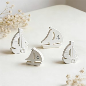 Silikonbåtform, sommarsegelbåtsljusform, havshartsgipsbetongform, Raysin-form, gör-det-själv-maritim dekoration