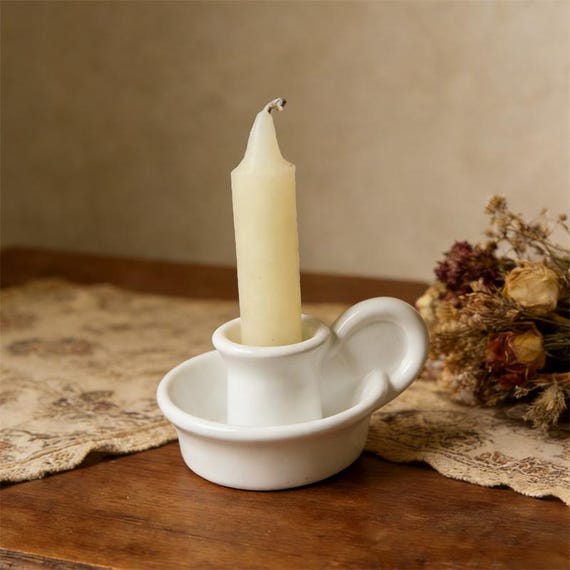 Cup Shape Candle Stick Holder Mold, Taper Pillar Candle Holder Silicone Mold for Concrete Plaster Resin Jesmonite, DIY Home Decor