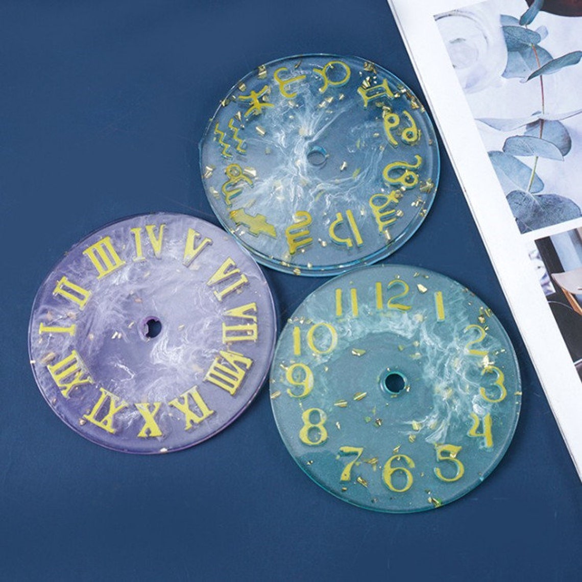 Clock Resin Mold Epoxy Resin Mold Silicone Mold for Resin Etsy