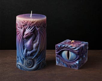 ドラゴンピラーキャンドルモールド、ドラゴンアイ蜜蝋キャンドルモールド、樹脂ドラゴンモールド、石膏モールド、コンクリートモールド、フォンダンモールド