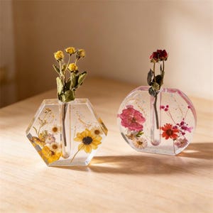 Molde de silicona para estación de propagación, soporte para plantas de hormigón, molde para maceta de tubo de ensayo, molde para jarrón colgante de pared, molde de resina epoxi de cemento, molde para luz nocturna