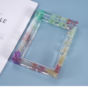 Silicone Picture Frame Mold, Photo Frame Resin Mold, Rectangle Frame Mold, Home Decor Molds